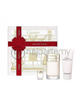 Cartier Baiser Vole SET: Parfemovaná voda 100ml + Parfémovaná voda 6ml + Telový krém 100ml