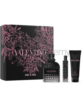 Valentino Uomo Born in Roma SET: Toaletná voda 100ml + Toaletná voda 15ml + Sprchový gél 75ml