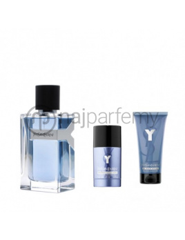 Yves Saint Laurent Y for Men SET: Toaletná voda 100ml + Deostick 75ml + Sprchovací gél 50ml