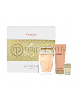 Cartier La Panthere, Edp 75ml + 100ml telové mlieko + 9ml Edp