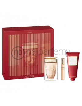 Cartier La Panthere SET: Parfumovaná voda 75ml + Parfumovaná voda 10ml + Telové mlieko 100ml