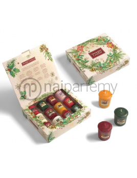 Yankee Candle, Vianočná sada votívnych sviečok 12 x 49g