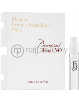 Maison Francis Kurkdjian Baccarat Rouge 540, Parfum - Vzorka vône