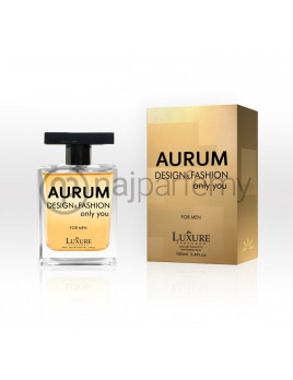 Luxure Aurum Design & Fashion Only You, Toaletná voda 100ml (Alternatíva vône Dolce & Gabbana The One For Men Gold Intense)