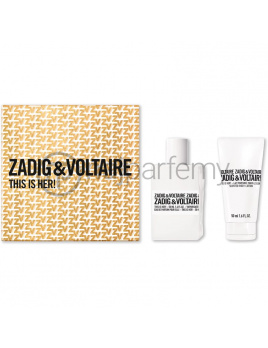 Zadig & Voltaire This is Her!, Set: Parfumovaná voda 50ml + Telové mlieko 50ml