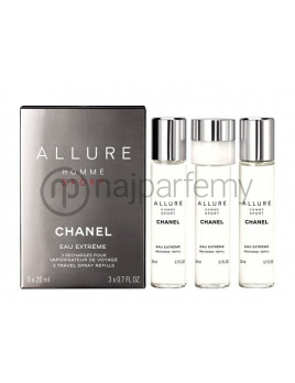 Chanel Allure Homme Sport Eau Extreme, Toaletná voda 3x20ml - náplně